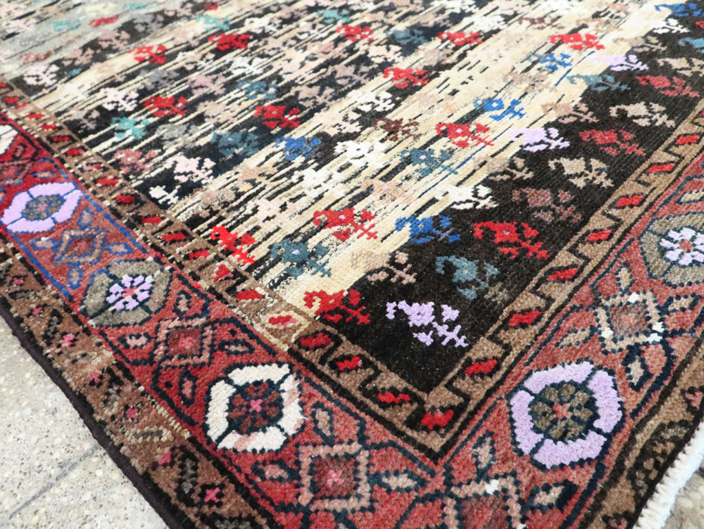 Vintage Persian Hamadan Rug, No.27866 - Staging