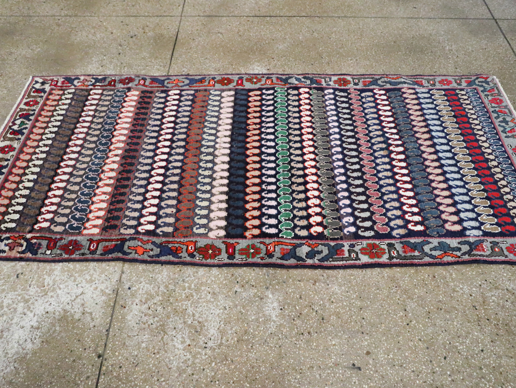 Vintage Persian Hamadan Rug, No.27871 - Staging