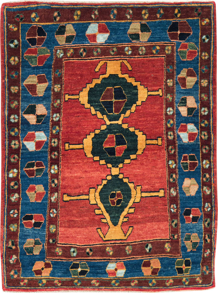 Modern Persian Gabbeh Rug, No.27878 - Staging