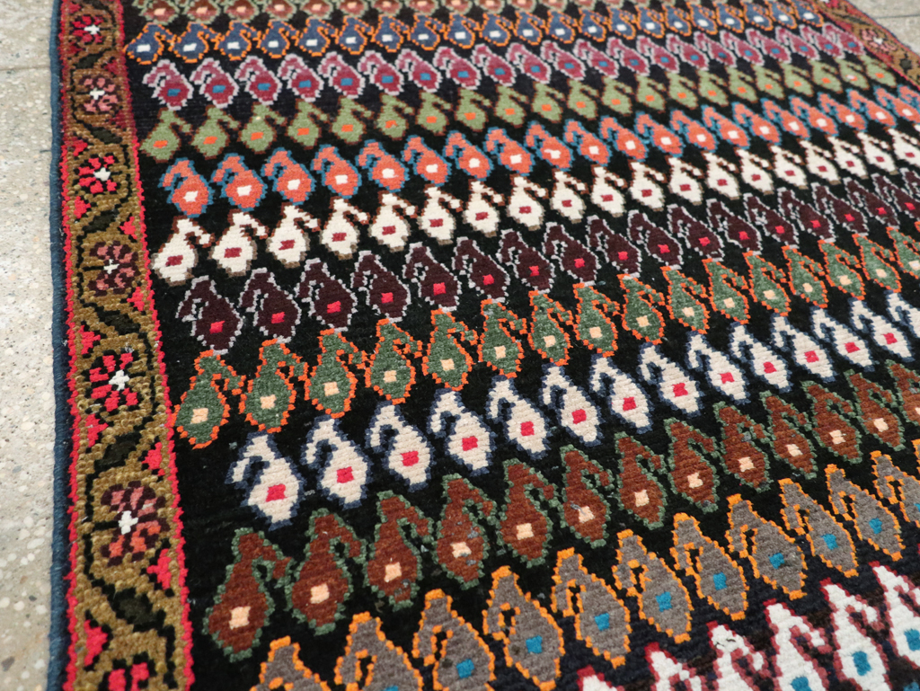 Vintage Persian Hamadan Rug, No.27881 - Staging