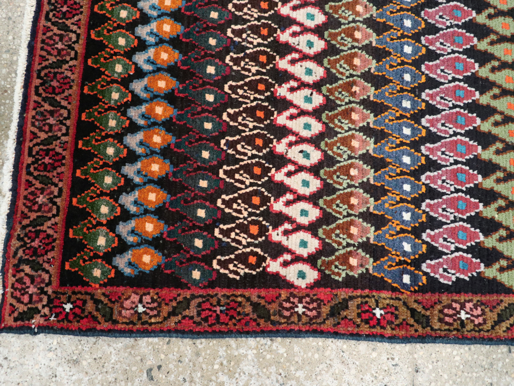 Vintage Persian Hamadan Rug, No.27881 - Staging