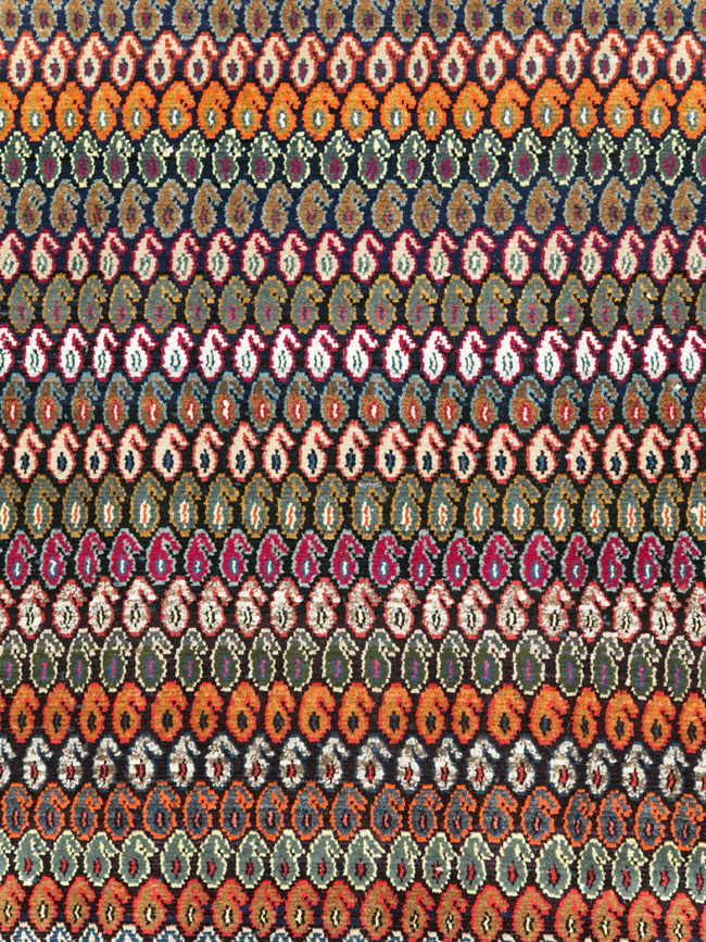 Vintage Persian Hamadan Rug, No.27882 - Staging