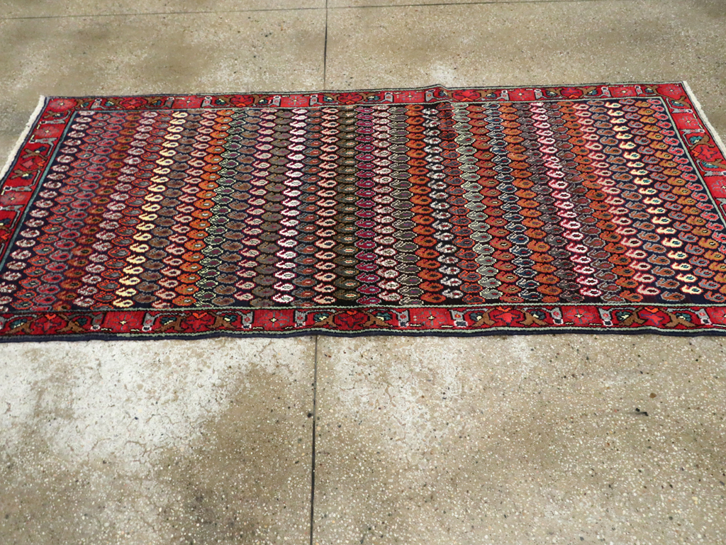 Vintage Persian Hamadan Rug, No.27882 - Staging