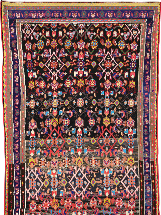 Vintage Persian Malayer Runner, No.27884 - Staging