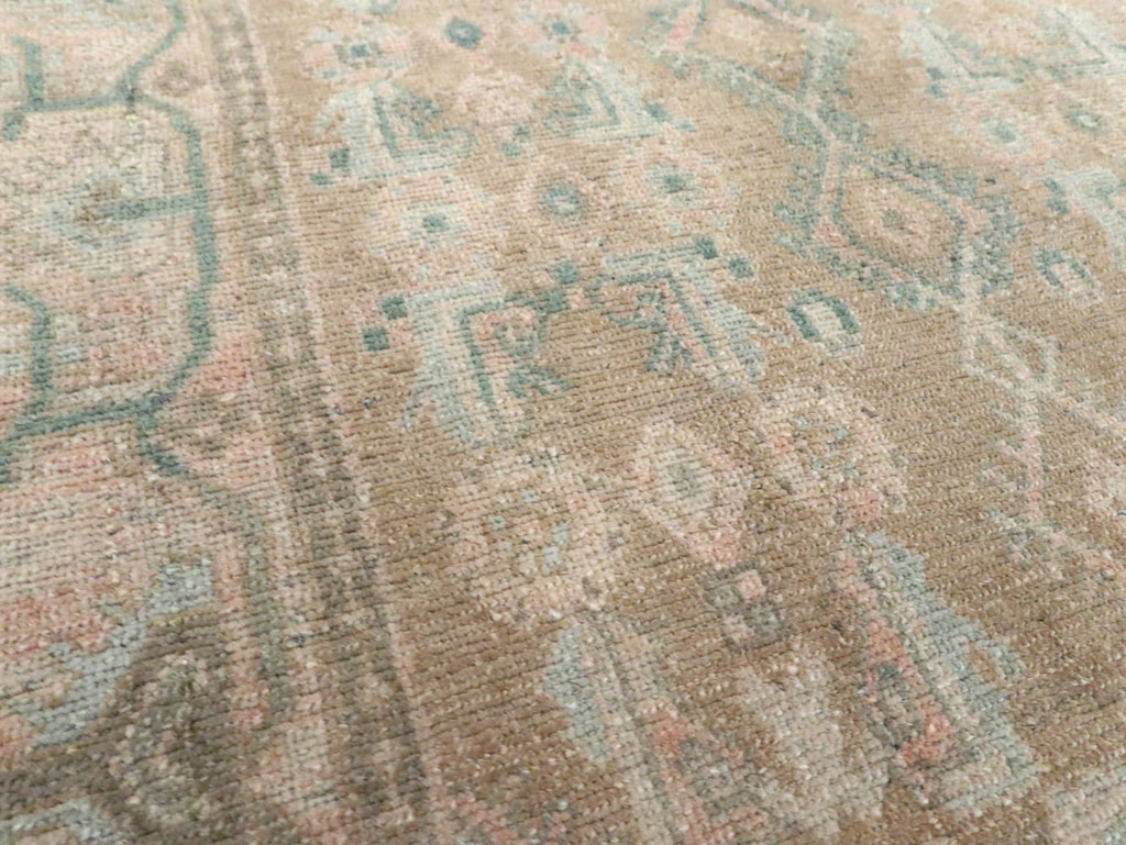 Vintage Persian Malayer Throw Rug, No.27890 - Staging