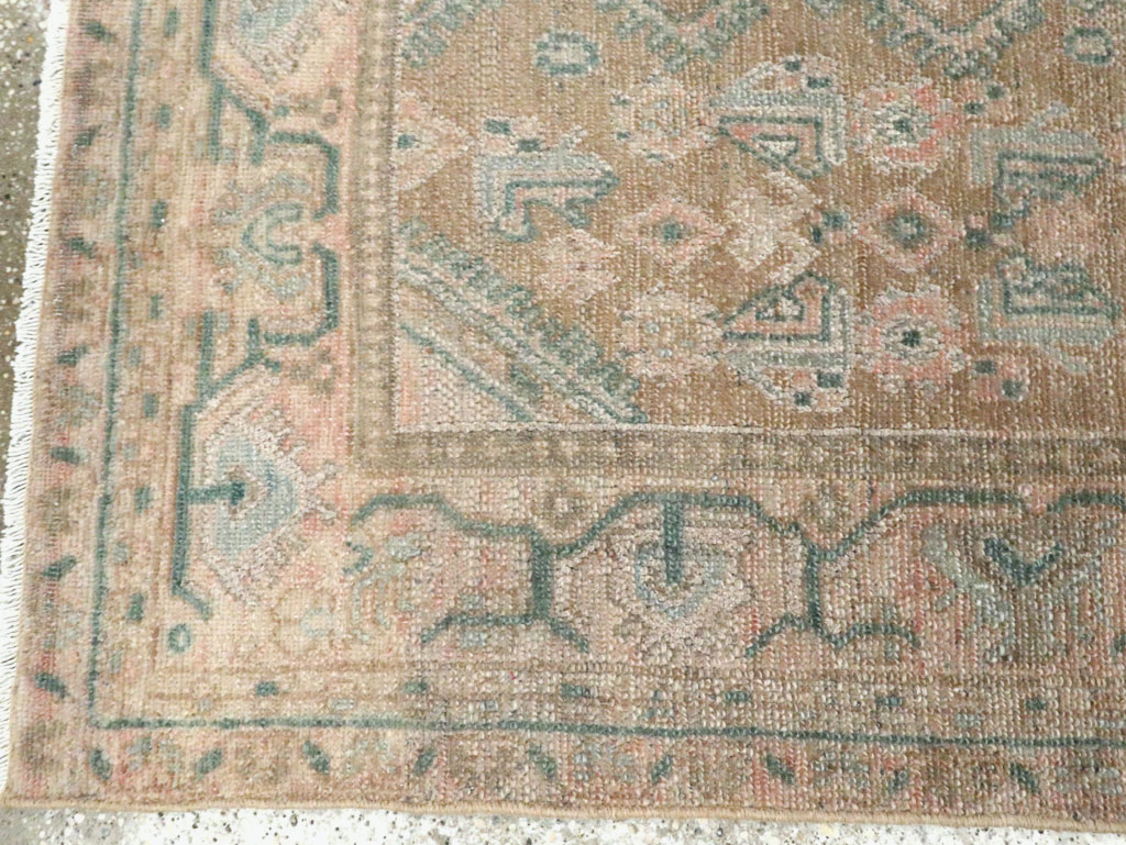 Vintage Persian Malayer Throw Rug, No.27890 - Staging