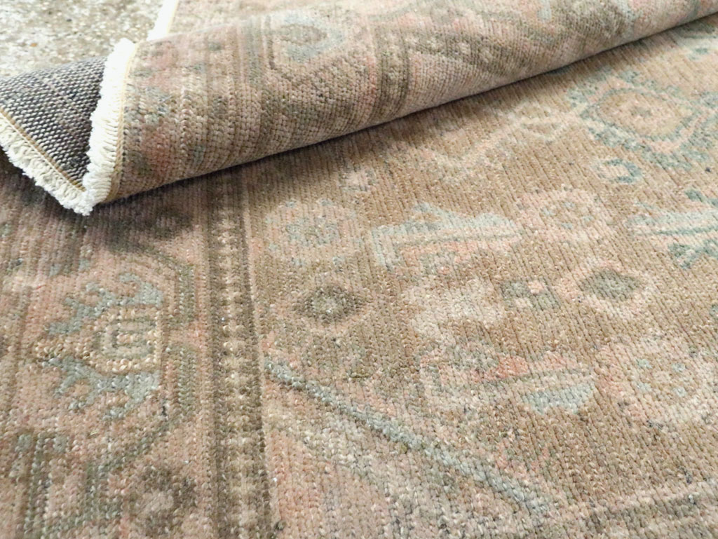 Vintage Persian Malayer Throw Rug, No.27890 - Staging