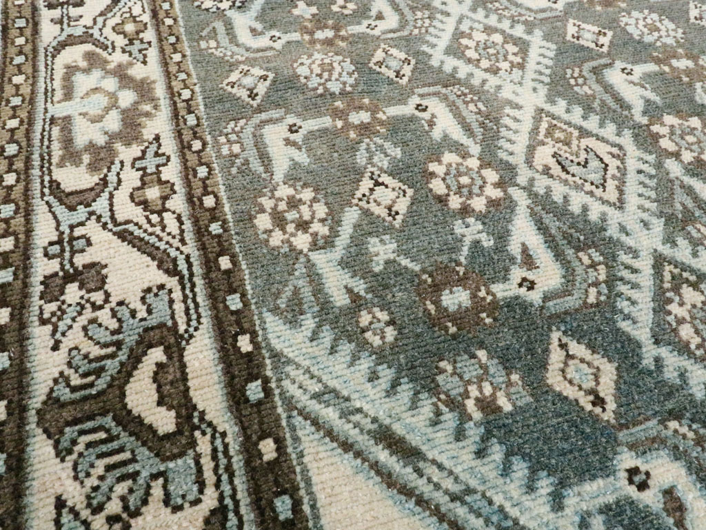 Vintage Persian Malayer Throw Rug (Pair: 1 of 2), No.27892 - Staging