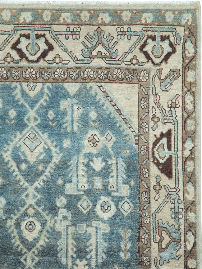 Vintage Persian Malayer Rug, No.27893 - Staging