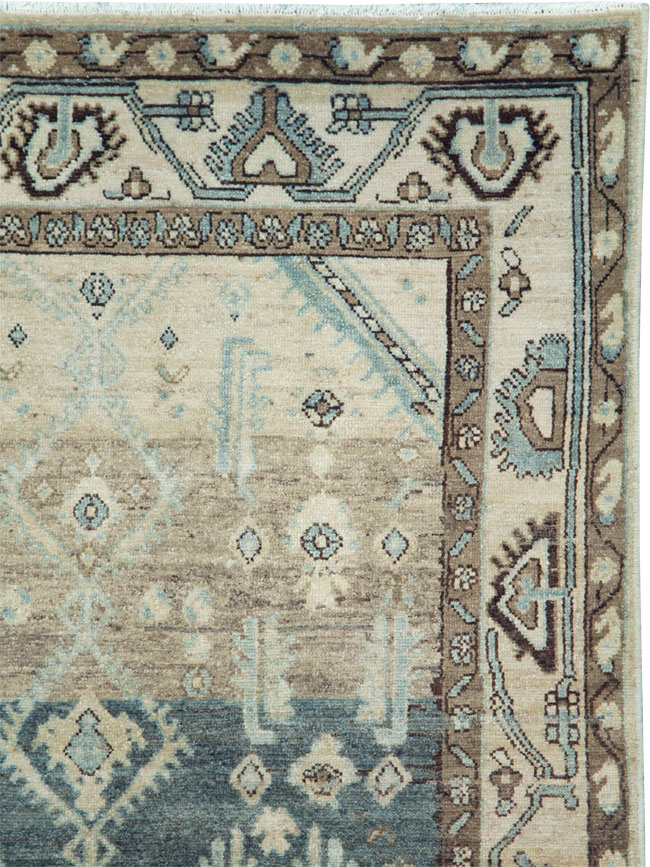 Vintage Persian Malayer Rug, No.27893 - Staging