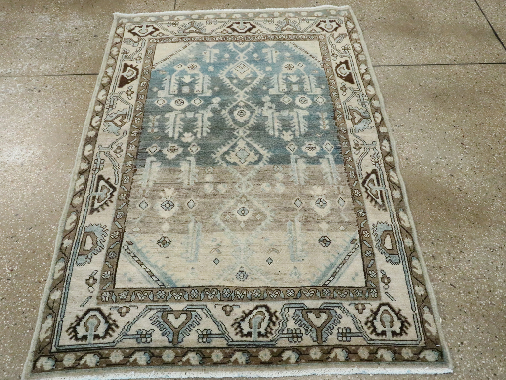 Vintage Persian Malayer Rug, No.27893 - Staging