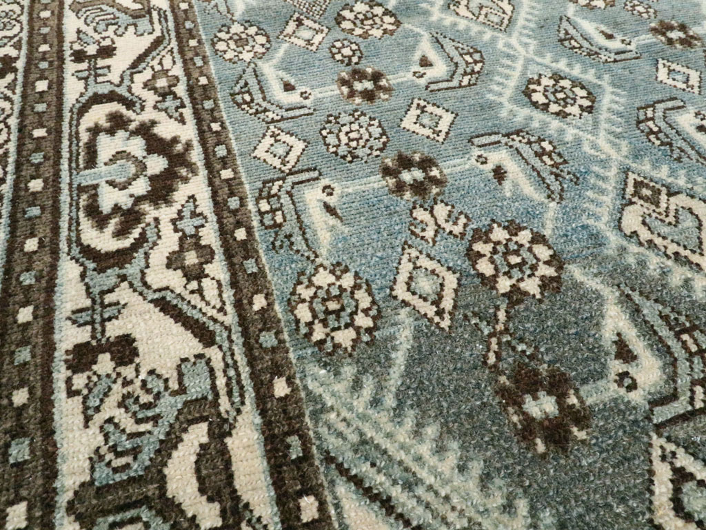 Vintage Persian Malayer Throw Rug (Pair: 2 of 2), No.27894 - Staging