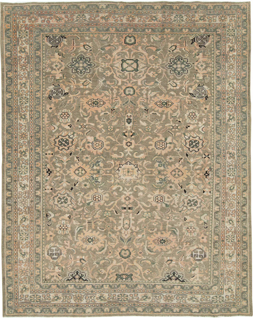Vintage Persian Malayer Accent Rug (Pair: 1 of 2), No.27898 - Staging