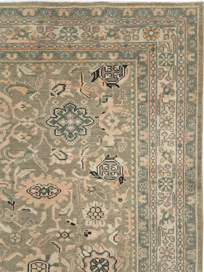 Vintage Persian Malayer Accent Rug (Pair: 1 of 2), No.27898 - Staging