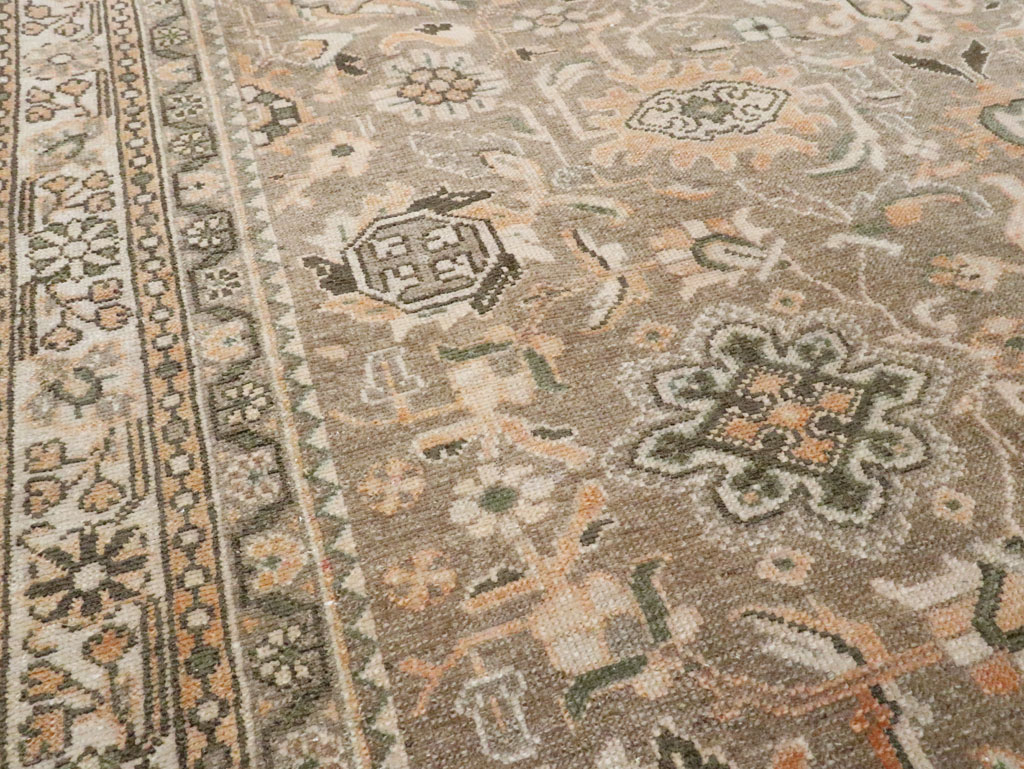 Vintage Persian Malayer Accent Rug (Pair: 1 of 2), No.27898 - Staging