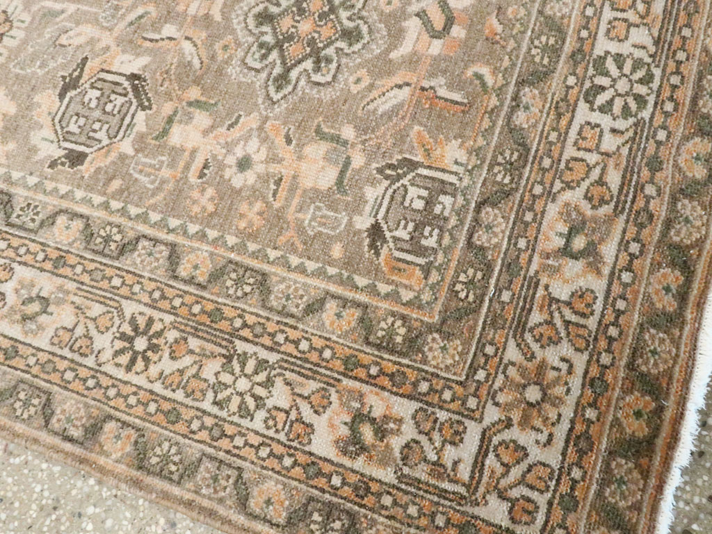 Vintage Persian Malayer Accent Rug (Pair: 1 of 2), No.27898 - Staging