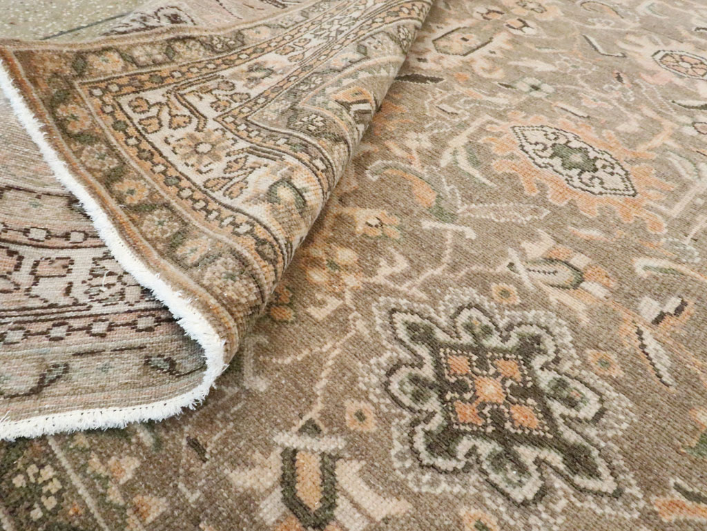 Vintage Persian Malayer Accent Rug (Pair: 1 of 2), No.27898 - Staging