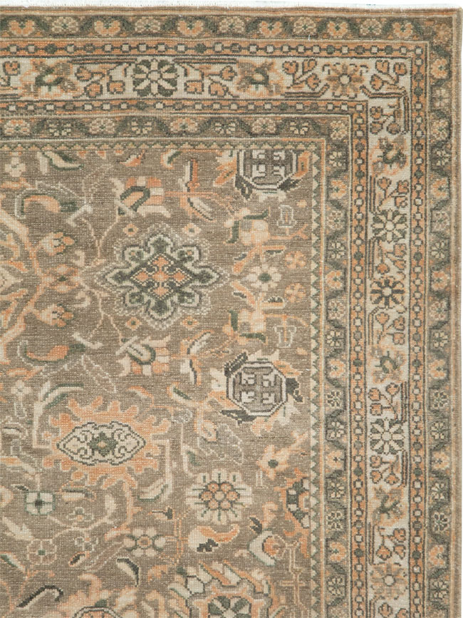 Vintage Persian Malayer Accent Rug (Pair: 2 of 2), No.27899 - Staging