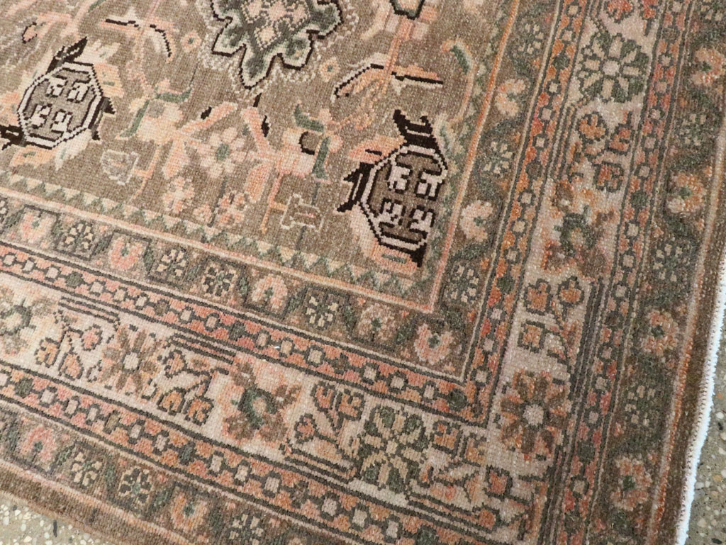 Vintage Persian Malayer Accent Rug (Pair: 2 of 2), No.27899 - Staging