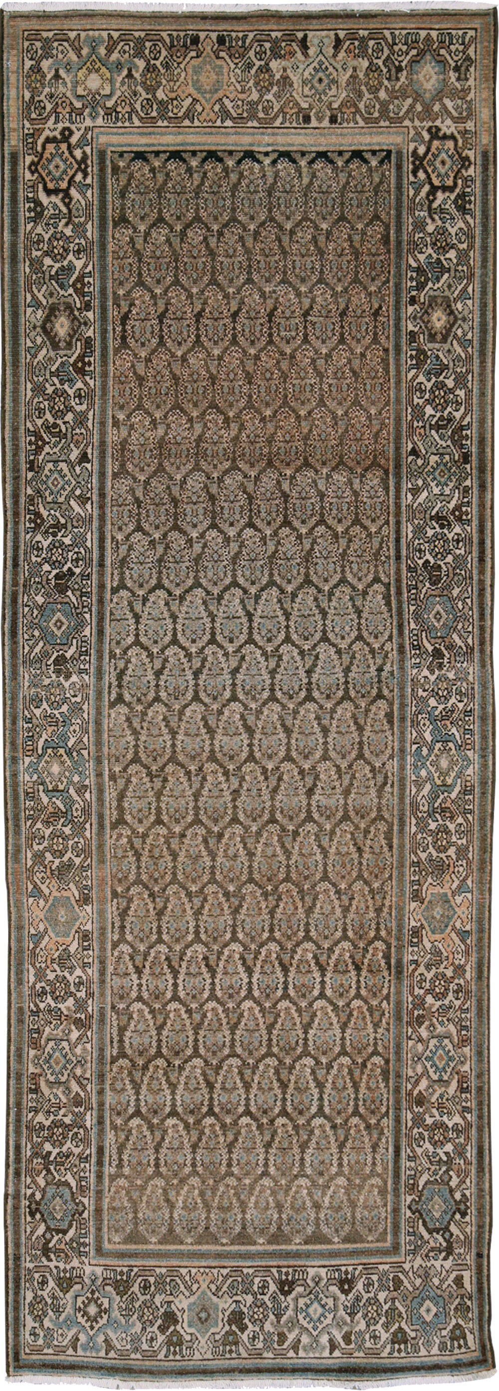 Vintage Persian Malayer Rug, No.27901 - Staging