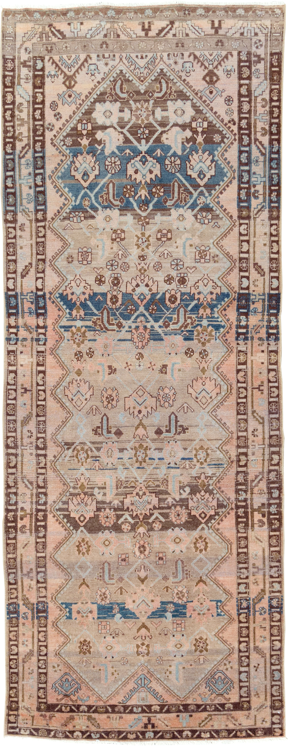 Vintage Persian Malayer Runner, No.27906 - Staging