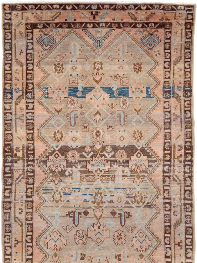 Vintage Persian Malayer Runner, No.27906 - Staging