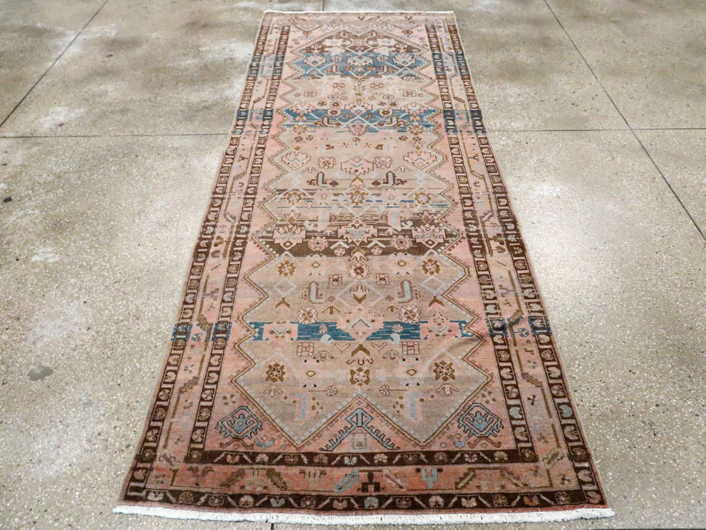 Vintage Persian Malayer Runner, No.27906 - Staging