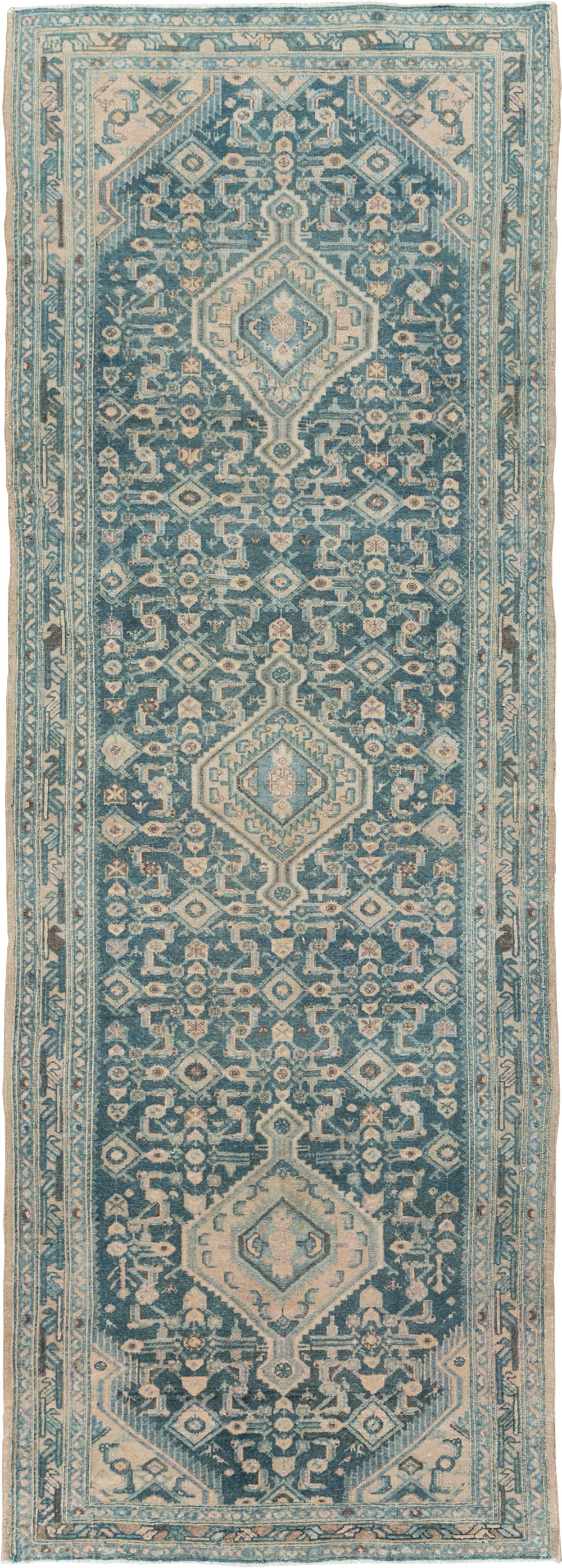 Vintage Persian Malayer Runner, No.27909 - Staging