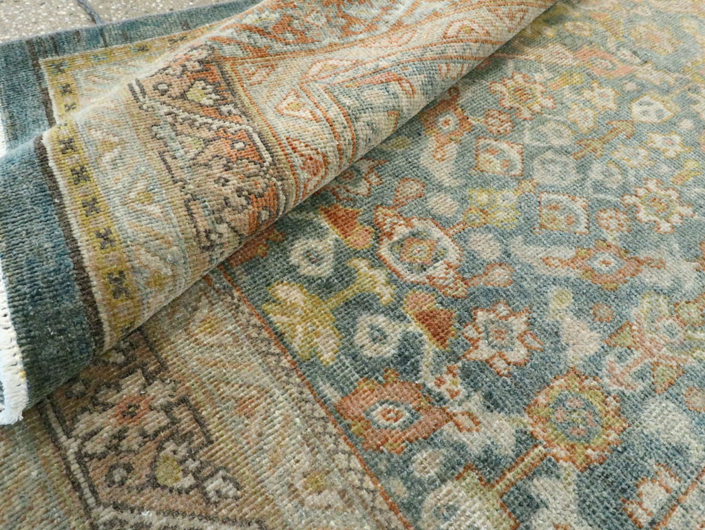 Antique Persian Mahal Gallery Carpet, No.27920 - Staging