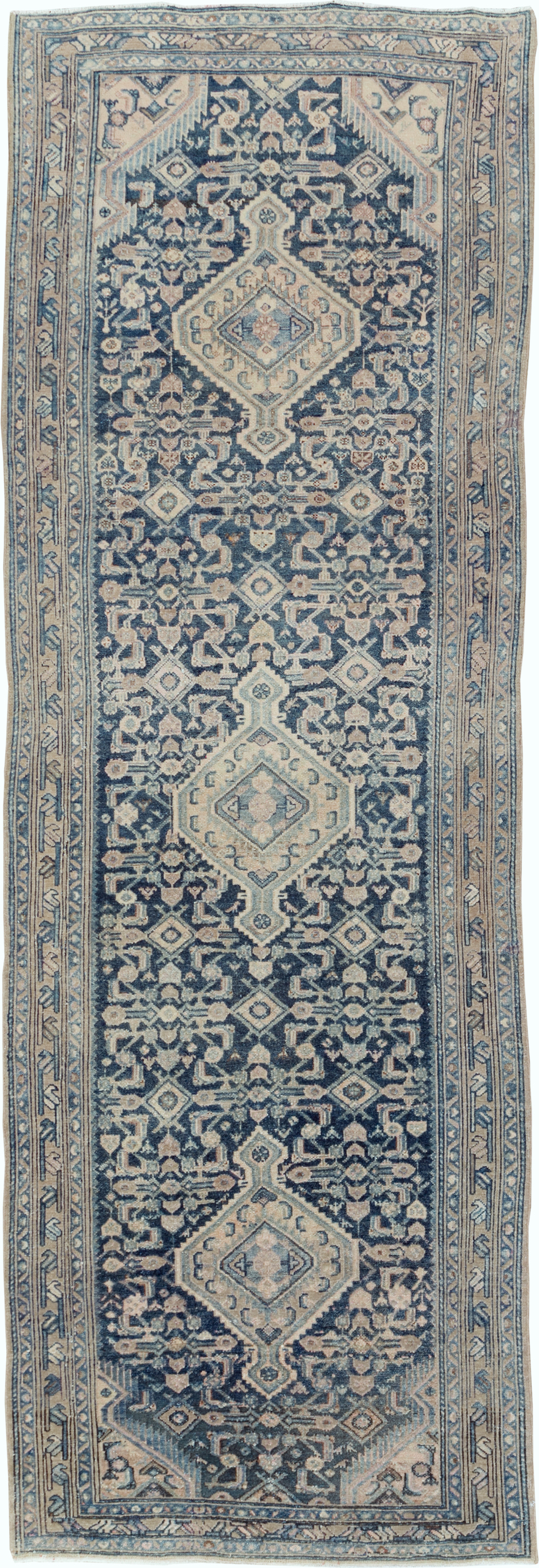 Vintage Persian Malayer Runner, No.27925 - Staging
