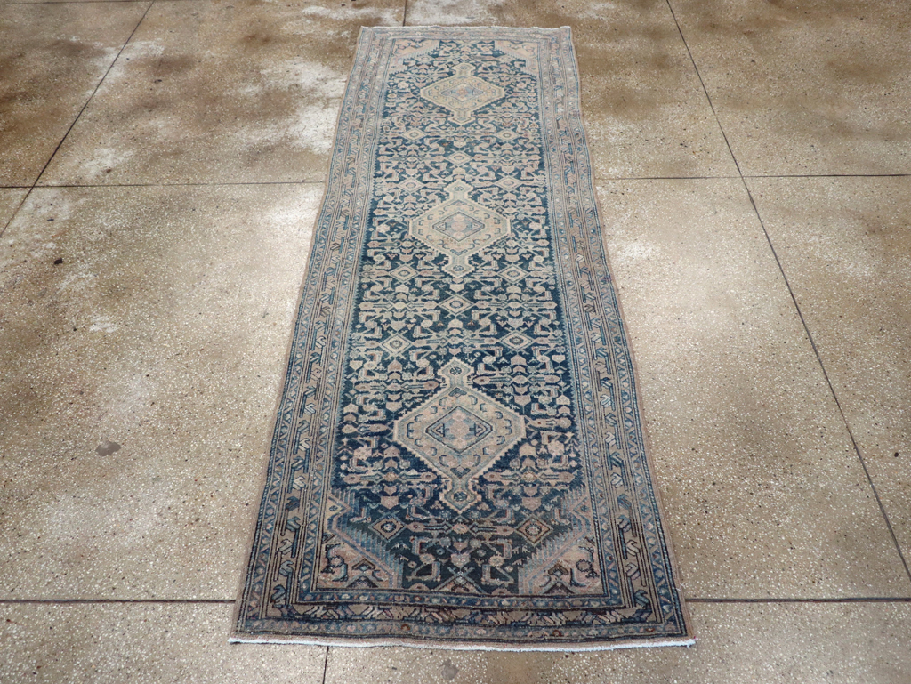 Vintage Persian Malayer Runner, No.27925 - Staging