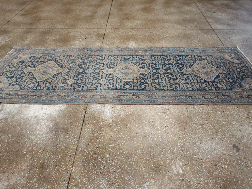 Vintage Persian Malayer Runner, No.27925 - Staging