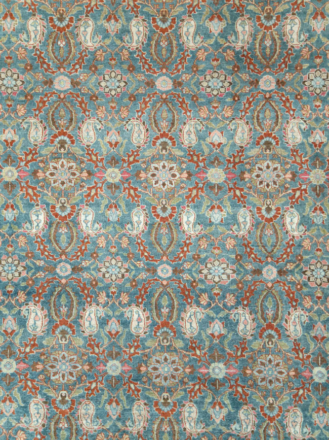 Antique Persian Tabriz Carpet, No.27930 - Staging