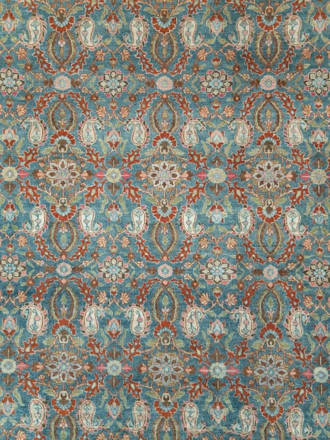 Antique Persian Tabriz Carpet, No.27930 - Staging