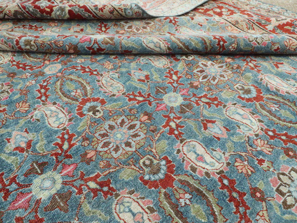 Antique Persian Tabriz Carpet, No.27930 - Staging