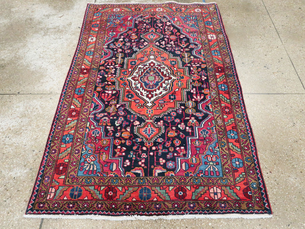 Vintage Persian Malayer Rug, No.27932 - Staging