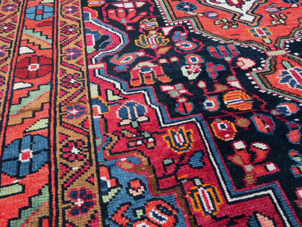 Vintage Persian Malayer Rug, No.27932 - Staging