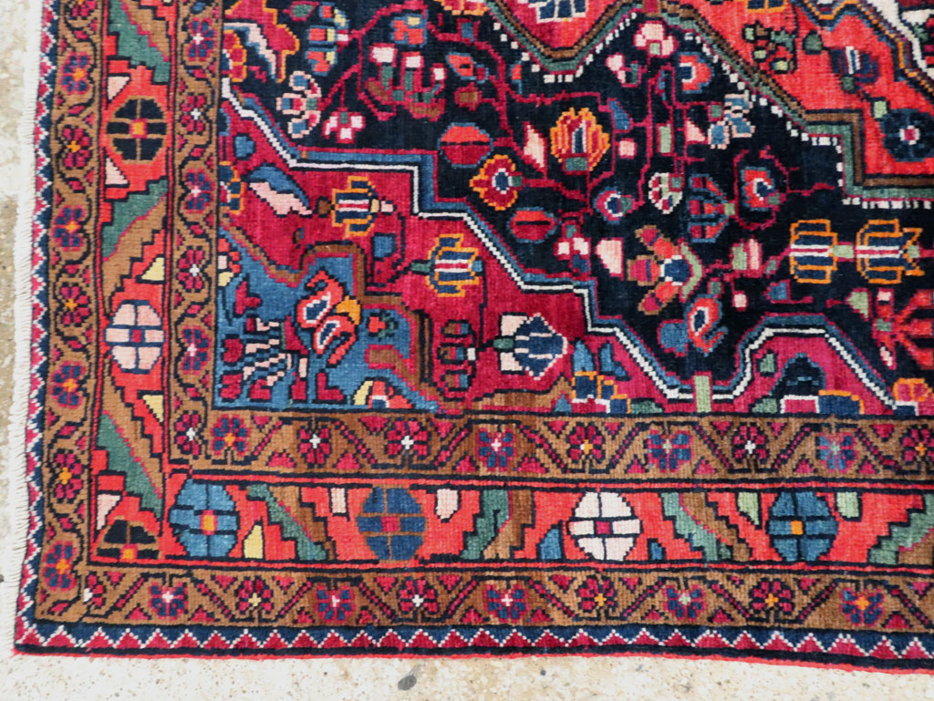 Vintage Persian Malayer Rug, No.27932 - Staging