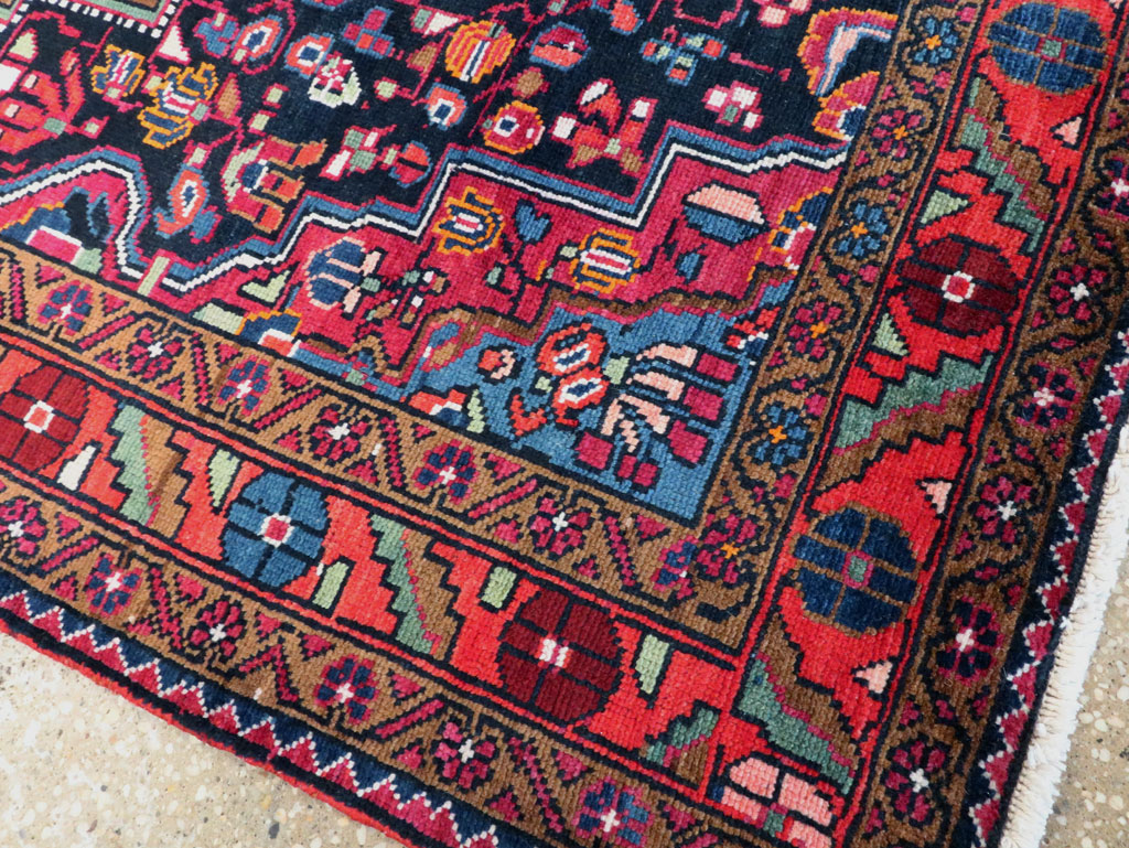 Vintage Persian Malayer Rug, No.27932 - Staging