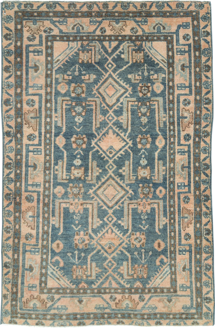 Vintage Persian Malayer Rug, No.27933 - Staging