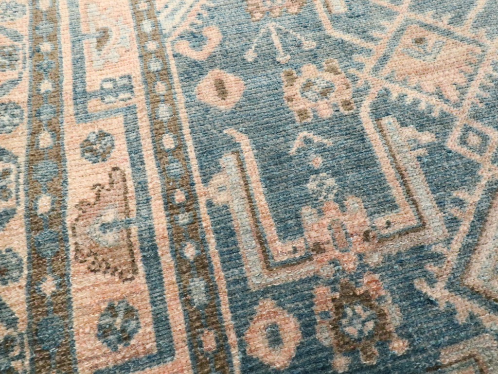 Vintage Persian Malayer Rug, No.27933 - Staging