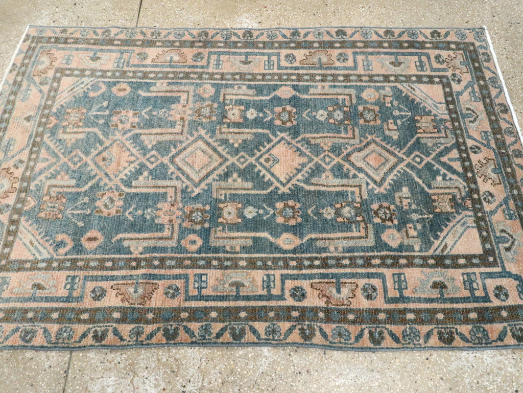 Vintage Persian Malayer Rug, No.27933 - Staging