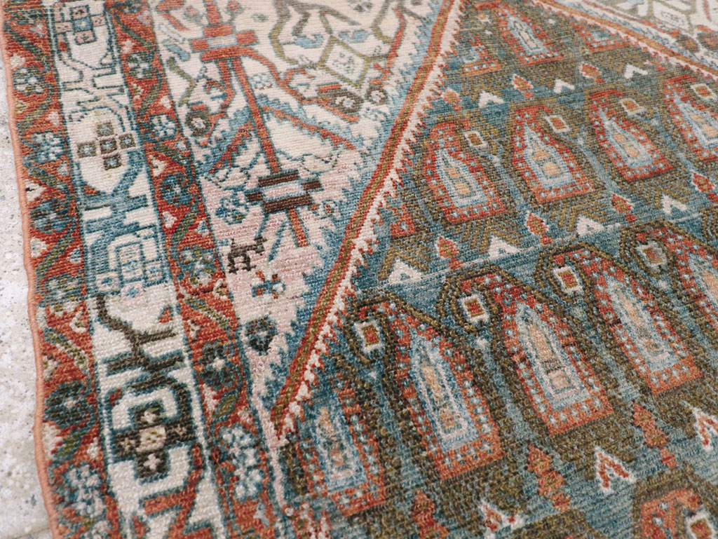 Vintage Persian Malayer Rug, No.27934 - Staging