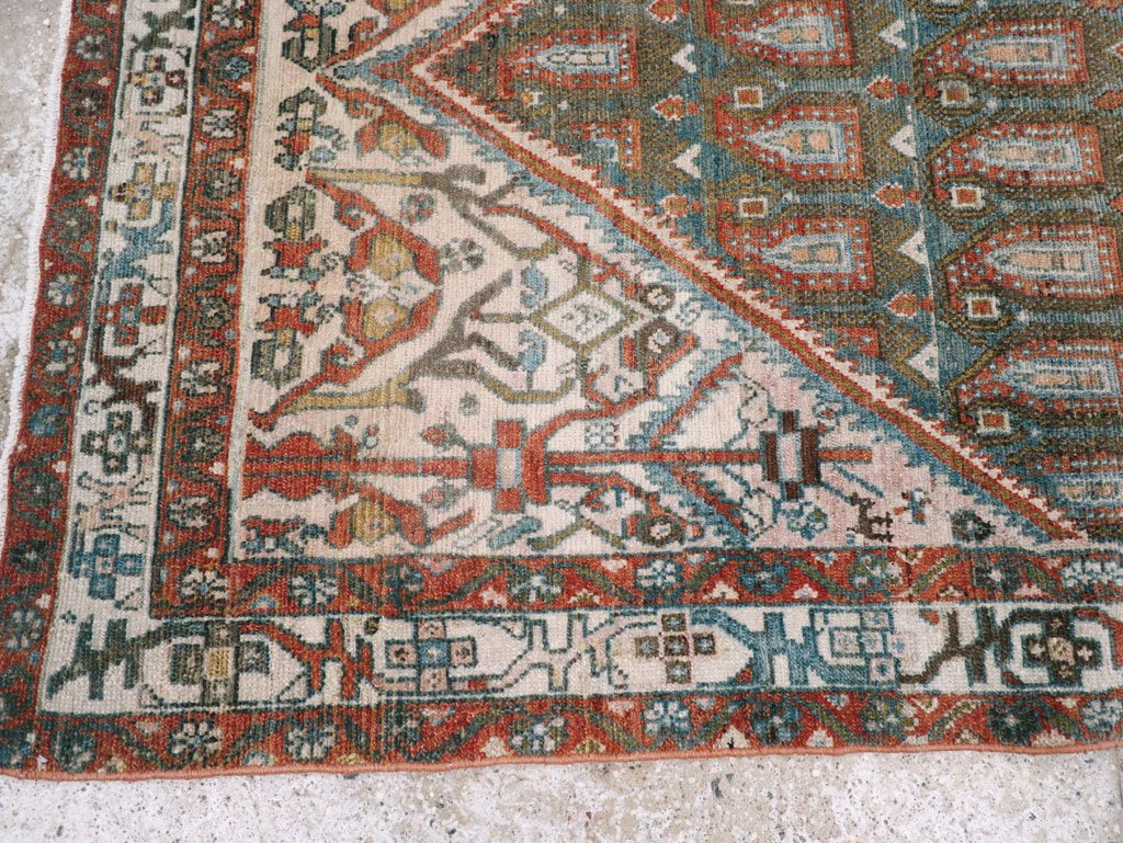 Vintage Persian Malayer Rug, No.27934 - Staging