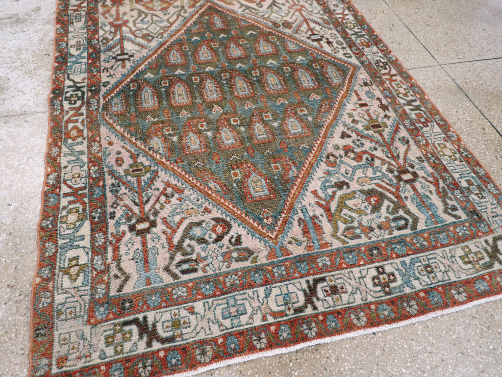 Vintage Persian Malayer Rug, No.27934 - Staging