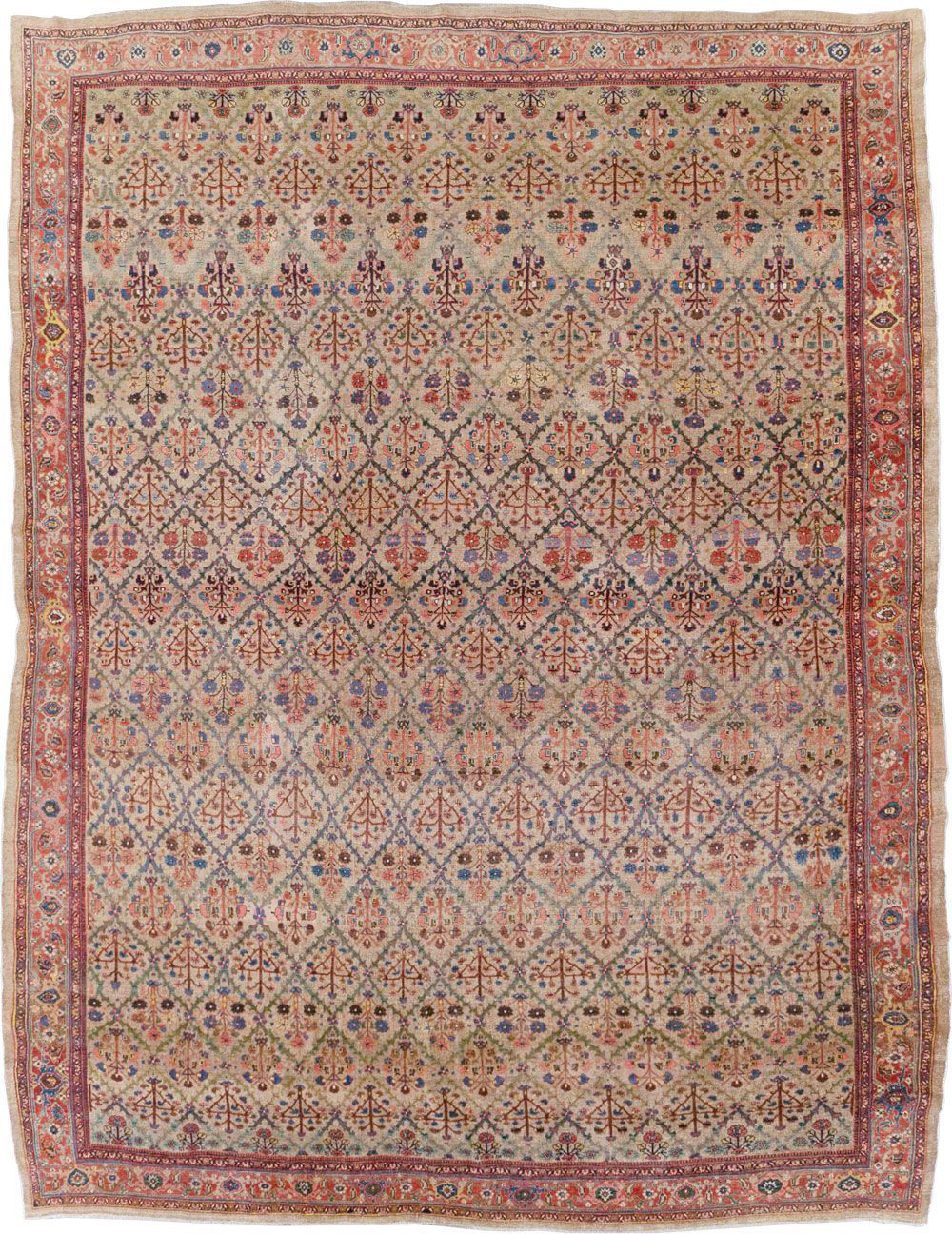 Antique Persian Bidjar Carpet, No.27941 - Staging