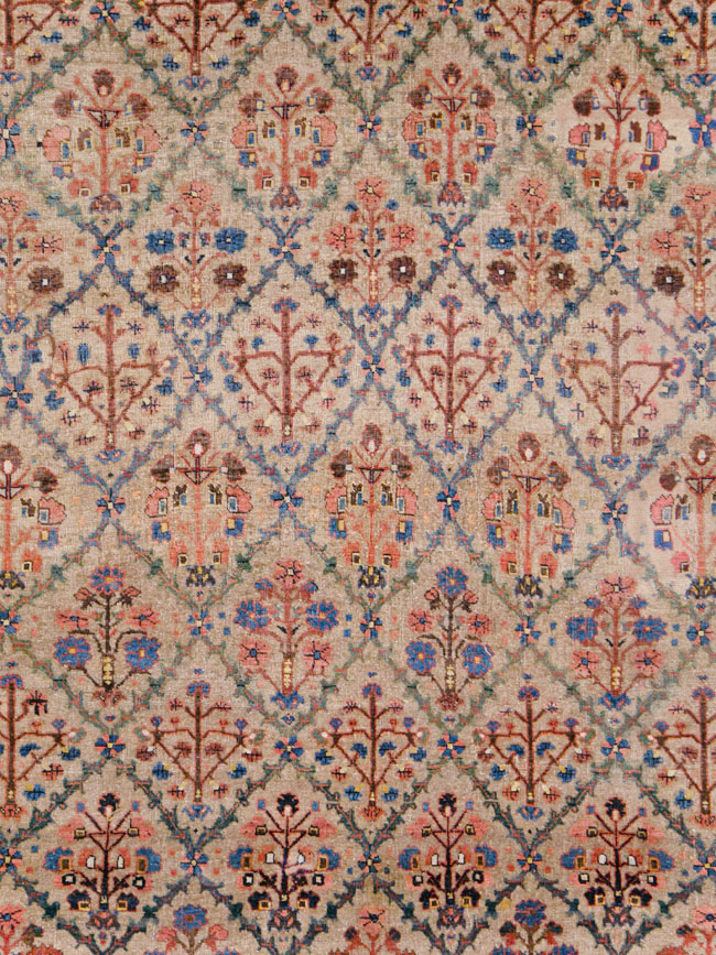 Antique Persian Bidjar Carpet, No.27941 - Staging