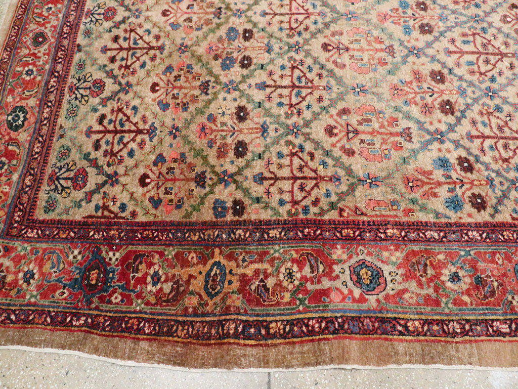 Antique Persian Bidjar Carpet, No.27941 - Staging