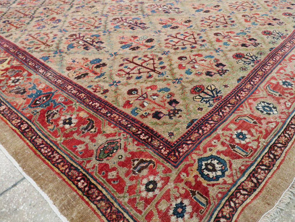 Antique Persian Bidjar Carpet, No.27941 - Staging