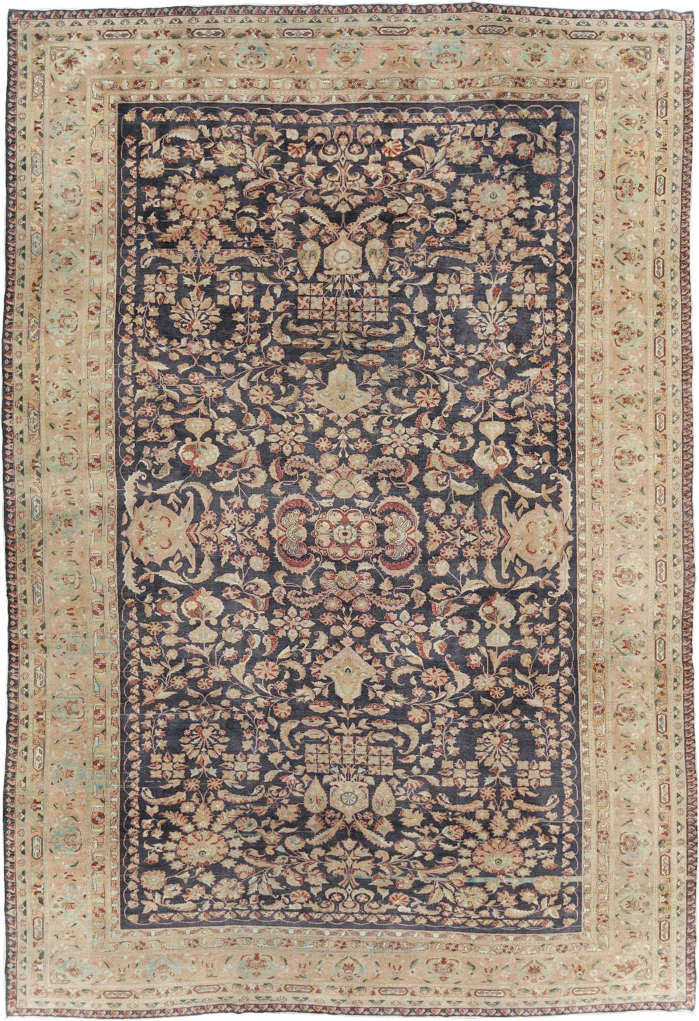 Vintage Persian Sarouk Carpet, No.27951 - Staging